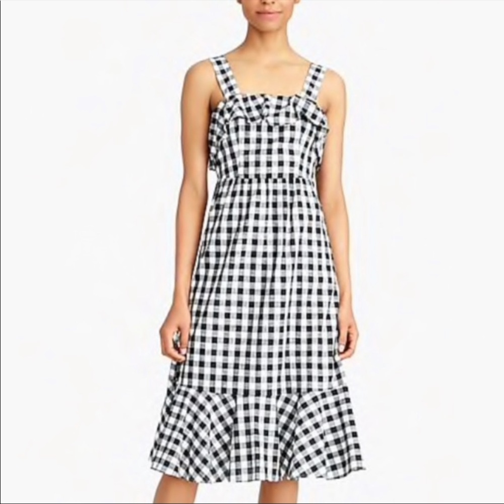 J Crew gingham dress